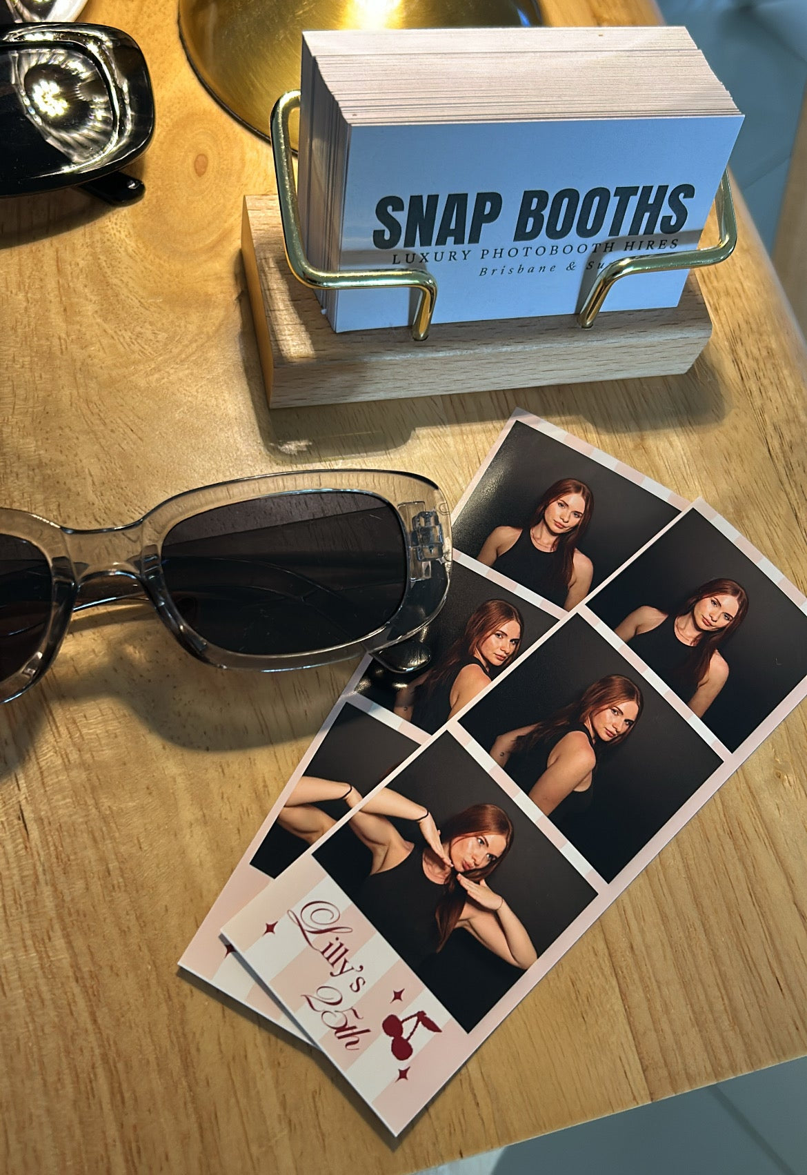 Luxury Glam Wooden Photo Booth Hire Brisbane
