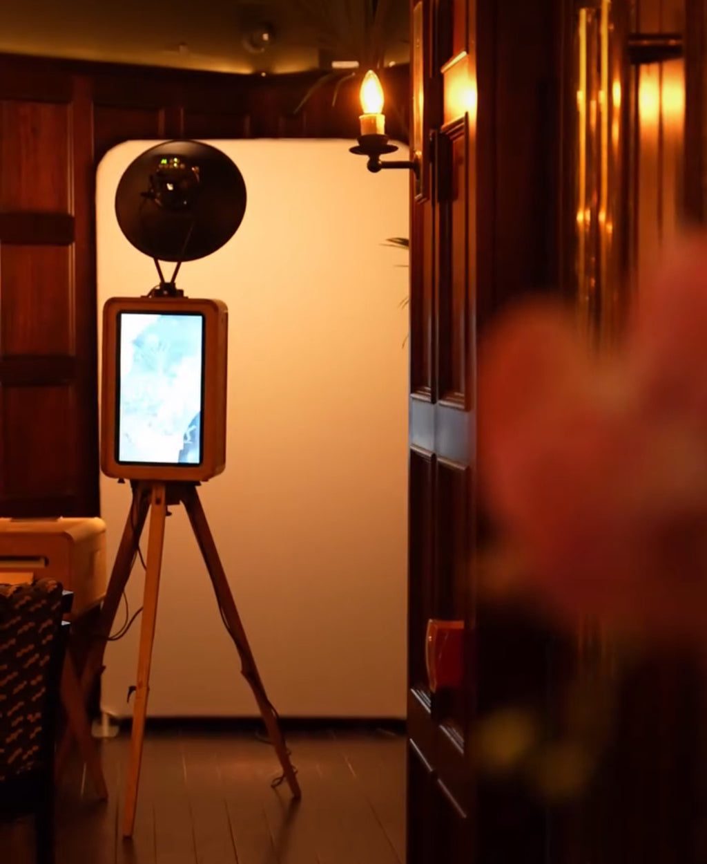 Luxury Glam Wooden Photo Booth Hire Brisbane